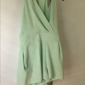 Mint green romper